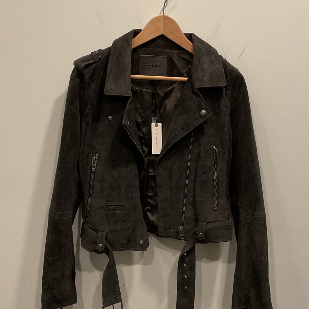 Women's grey Suede Jacket